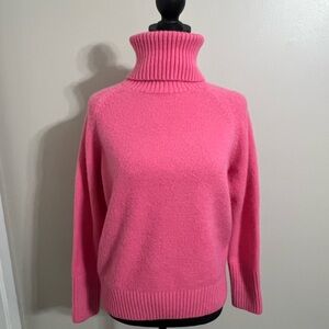 Collection B Bold Pink Cowl Neck Sweater
